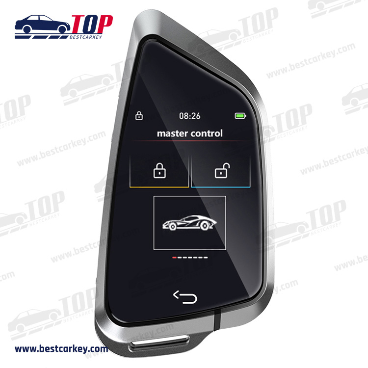 Keyless Entry Push Start Stop Auto Lock Key LCD Touchscreen Slimme afstandsbediening autosleutel voor BMW